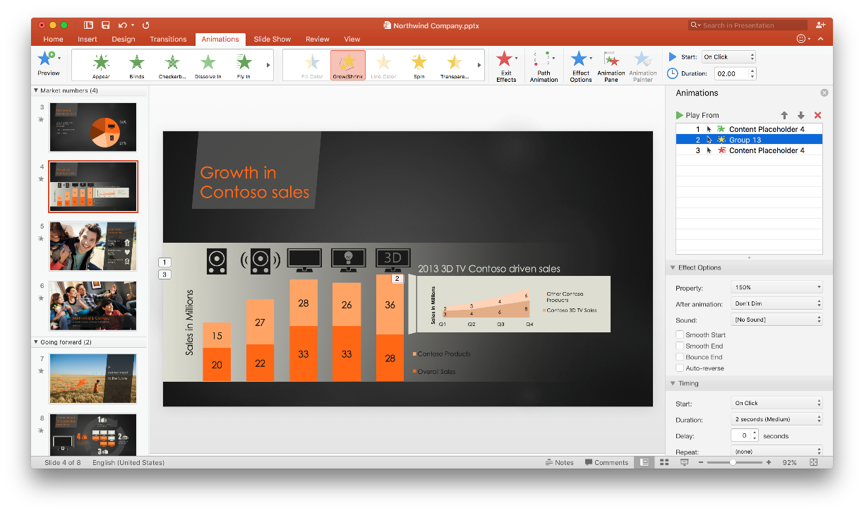 List of powerpoint features